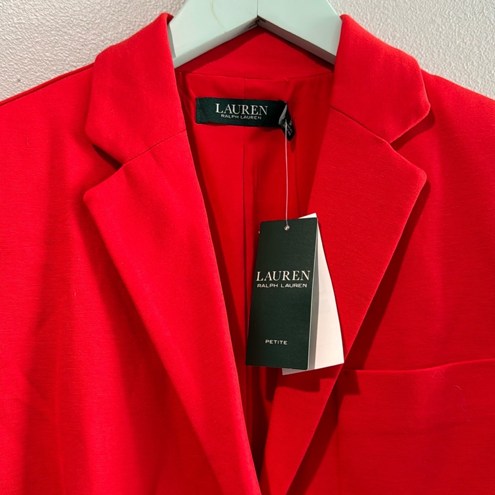 Lauren Ralph Lauren Red Blazer BNWT - Picture 2 of 6